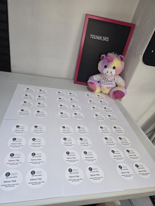 Did you know we do product labels and stickers for your products?