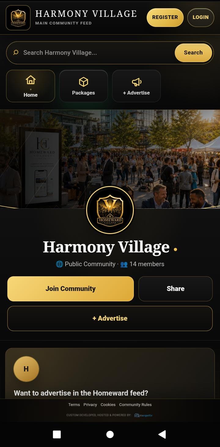 Homeward Village App preview